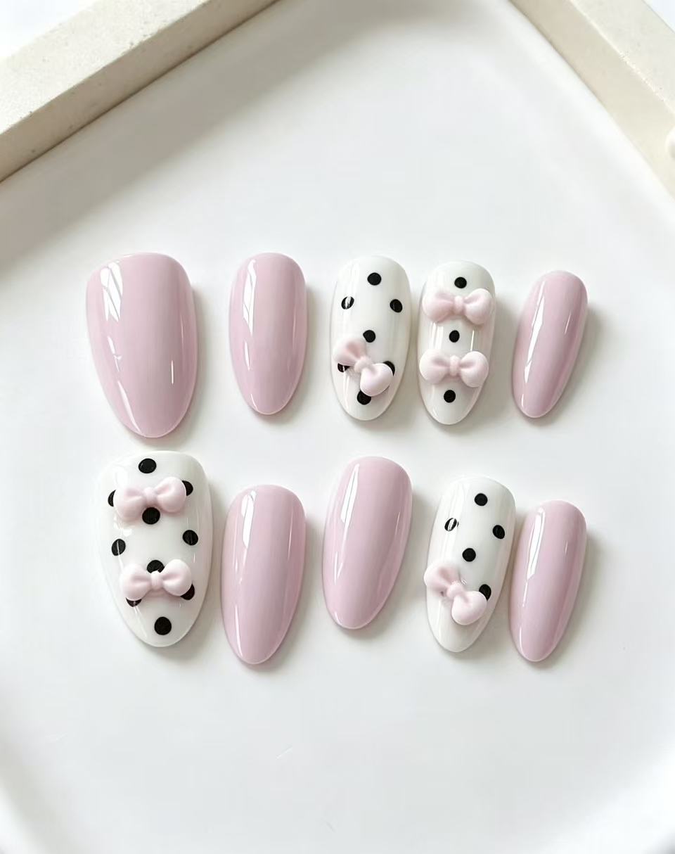 Korean Tea Set - Juego de 10 piezas de uñas