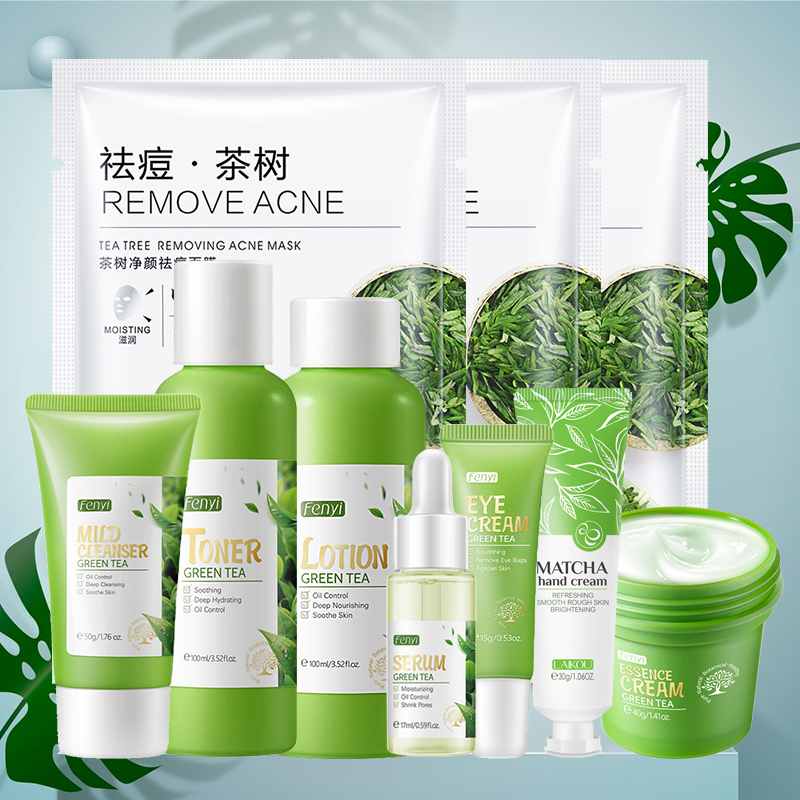 Korean Tea Set - Kit de Productos Faciales Sakura /