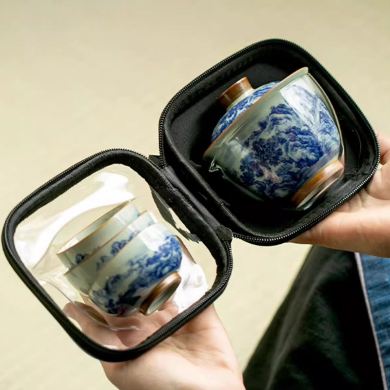 Korean Tea Set - Taza de té de porcelana blanca
