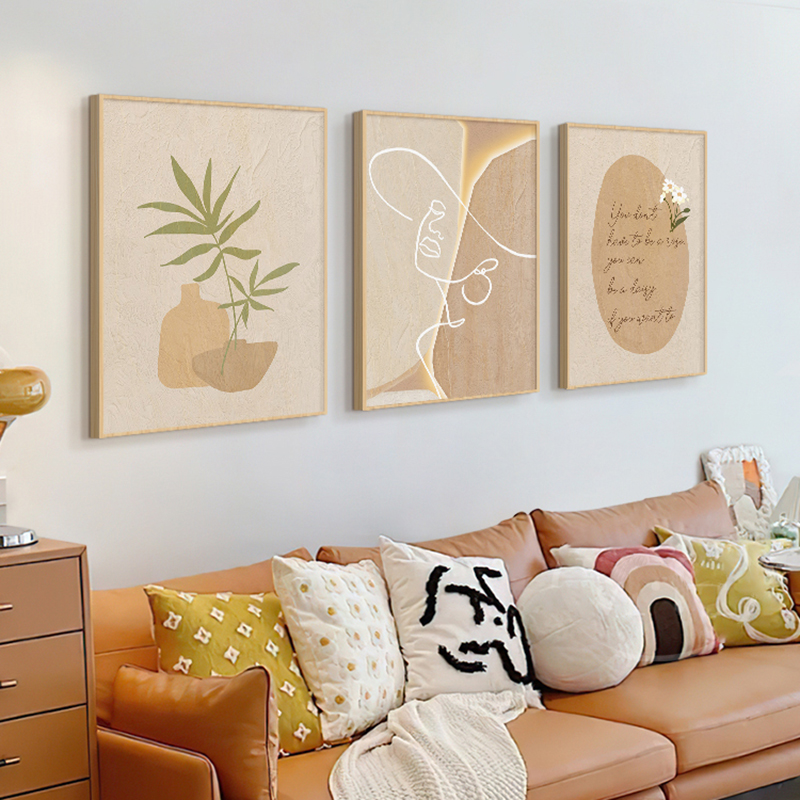 Pintura en lienzo de arte line - Korean Lifestyle Aesthetic reseña y precio