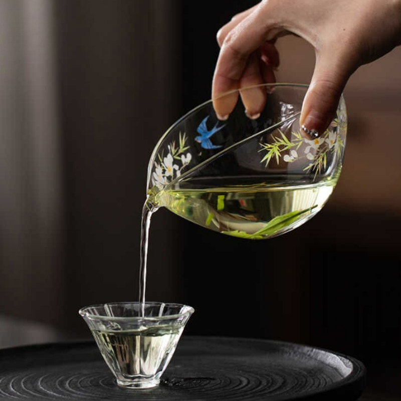 Taza de cristal de 200ml, disp - Korean Tea Set reseña y precio