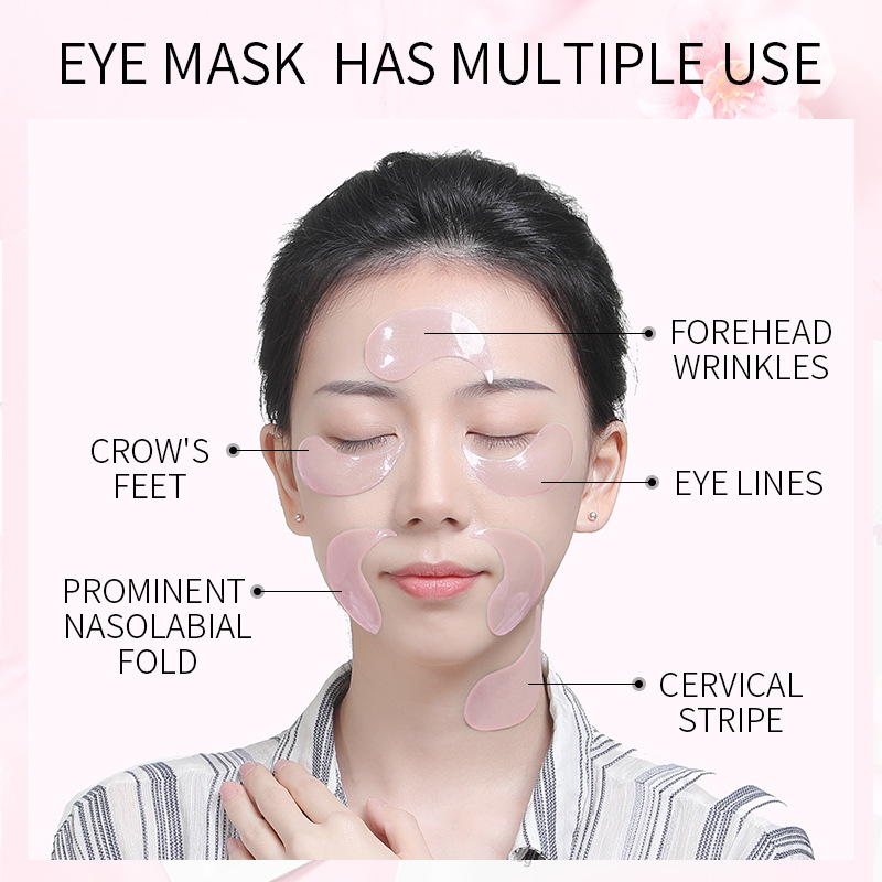 Sakura-mascarilla para los ojo - Sheet Mask Collagen reseña y precio