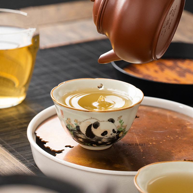 Taza de té de cerámica con hor - Korean Tea Set reseña y precio