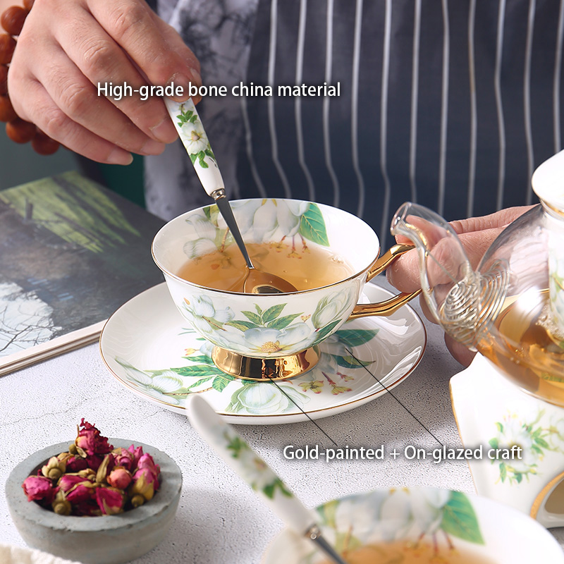 Juego de té de porcelana de hu - Korean Tea Set reseña y precio