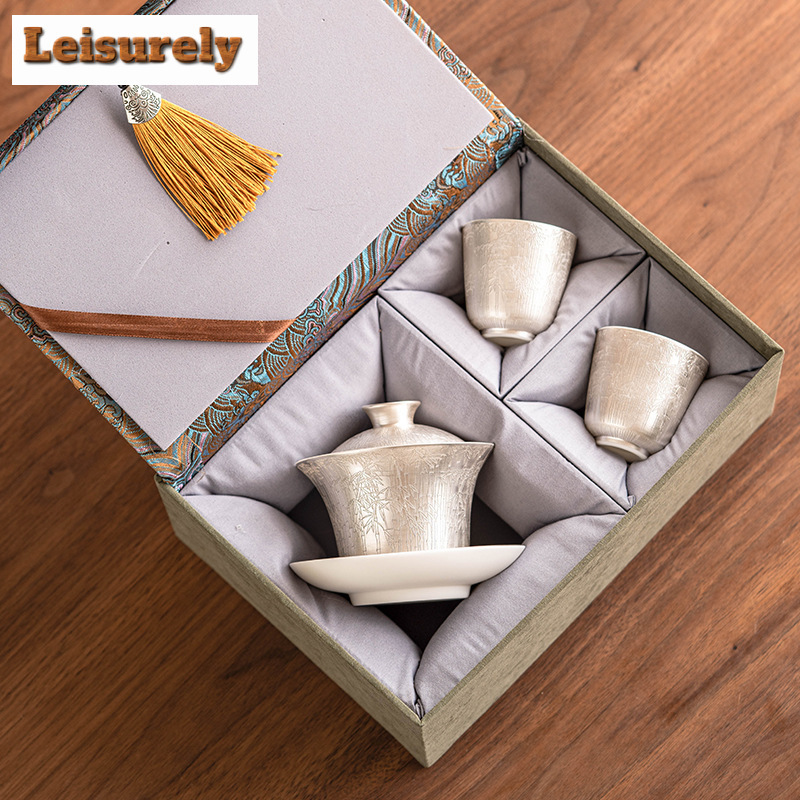 Juego de té de bambú verde pla - Korean Tea Set reseña y precio