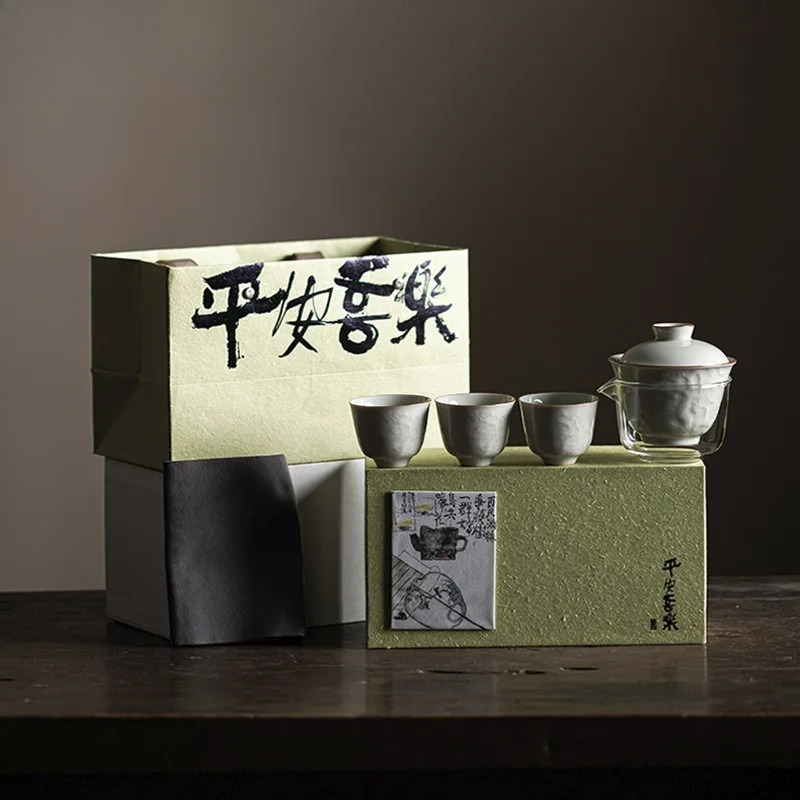 Juego de Tazas con Relieve Hec - Korean Tea Set reseña y precio
