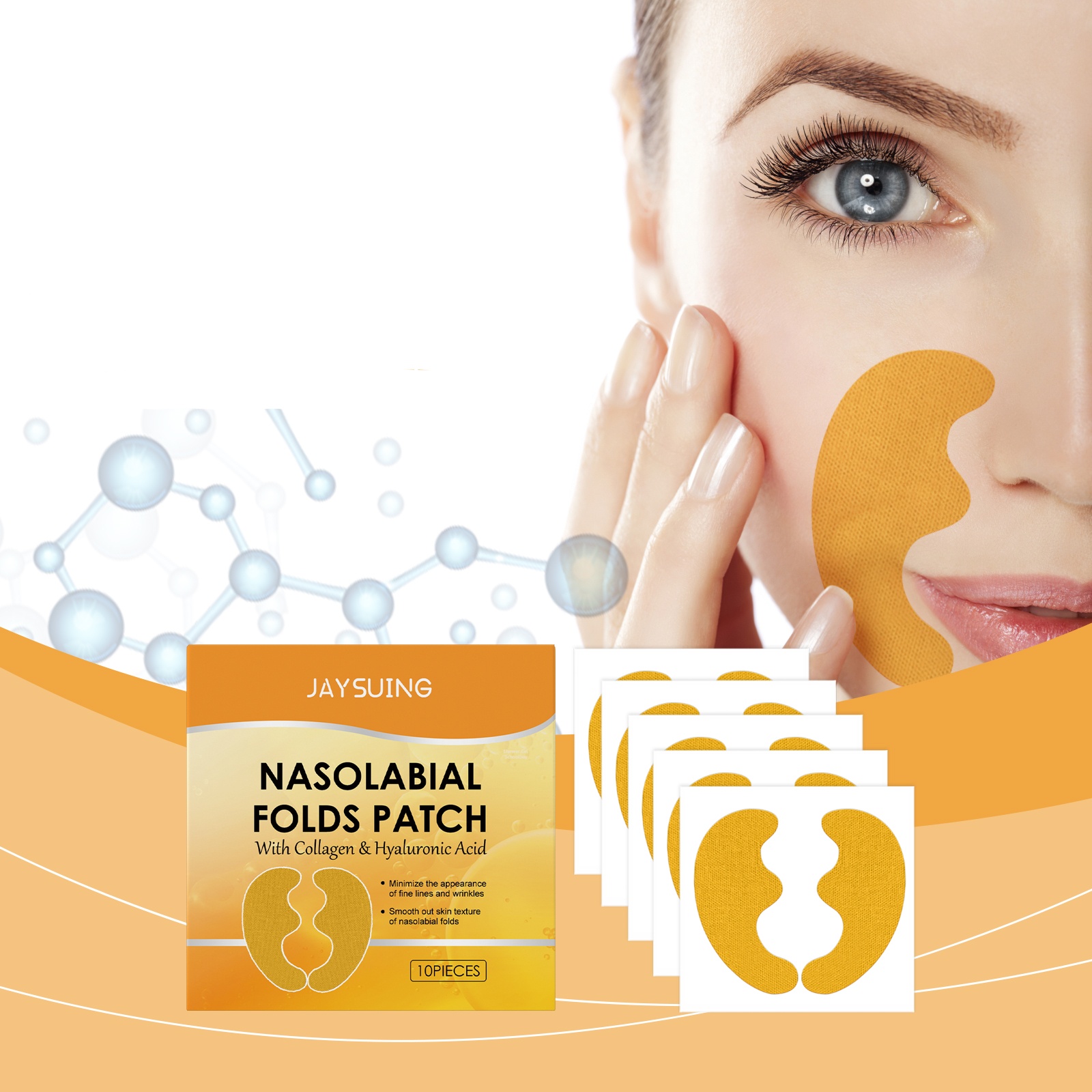 Parche Antiarrugas con Ácido H - Sheet Mask Collagen reseña y precio