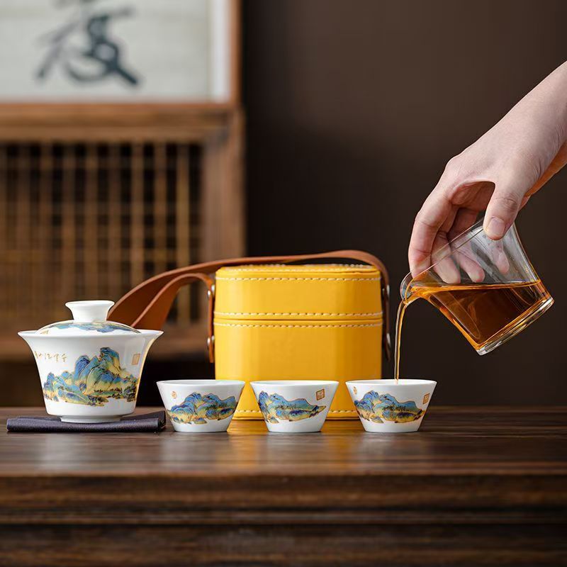 Juego de Té de Porcelana Blanc - Korean Tea Set reseña y precio