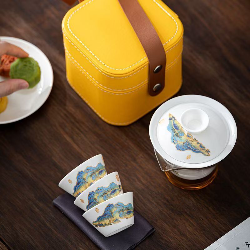 Juego de Té de Porcelana Blanc - Korean Tea Set reseña y precio