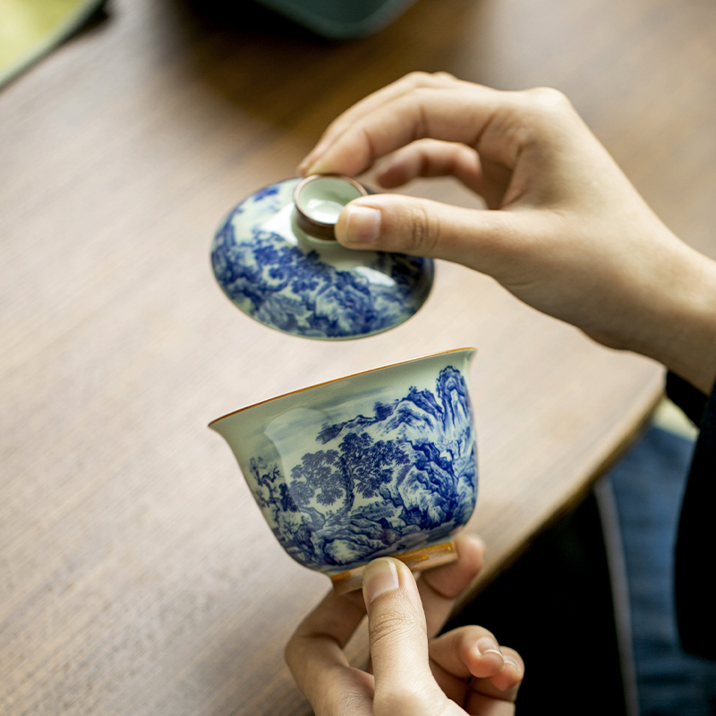 Taza de té de porcelana blanca - Korean Tea Set reseña y precio